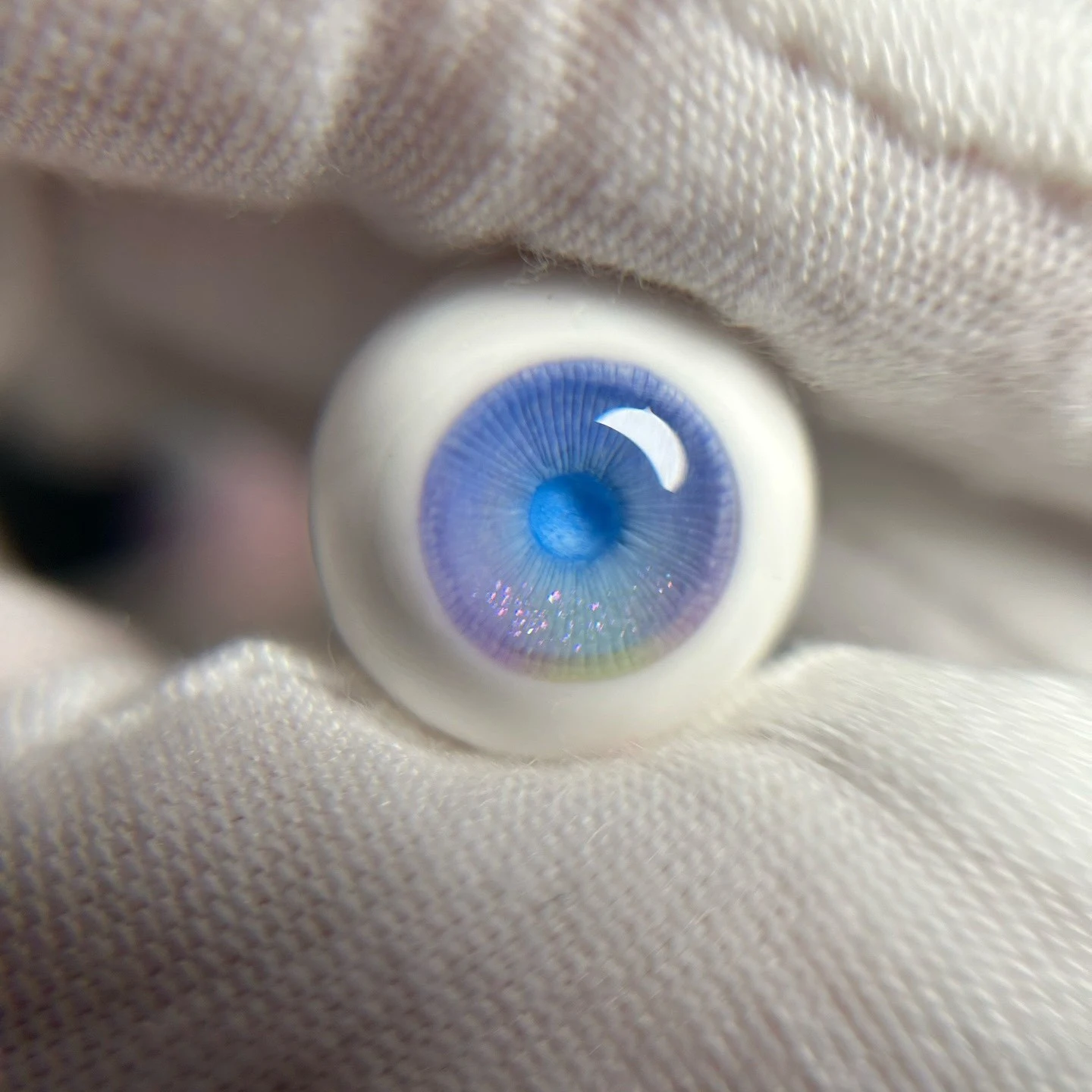 BJD Doll Eyes Resin Pure Circle Eyeball DIY Handmade Eyeball Doll Accessories 16/18/20/22/24mm Doll Plaster Eyes