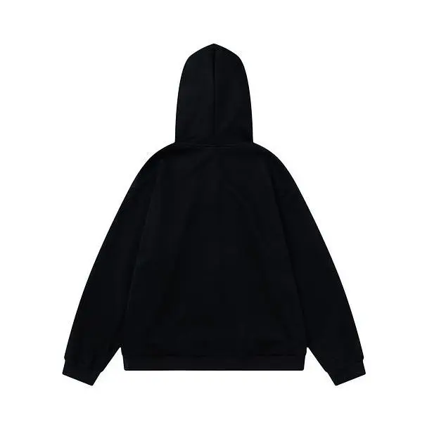 2025, japanische Kawaii-Chic-Kapuzenoberteile, Taschen, bedruckt, langärmelig, Mantel, Damen, schlanker Reißverschluss, Vintage-Katzenohren-Hoodie, Y2k, süßer Winter