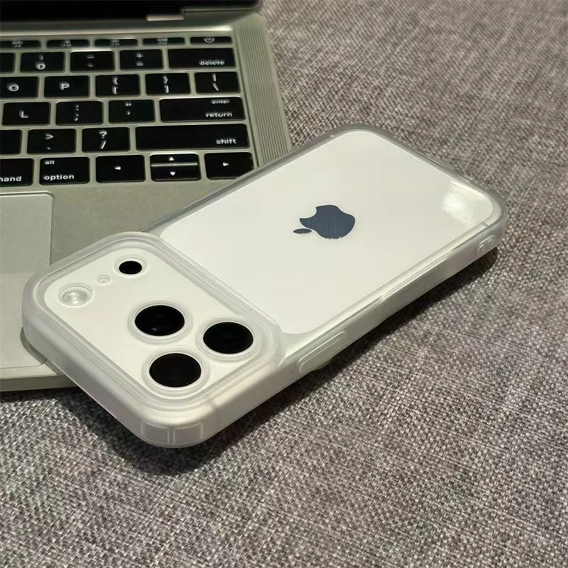 Vollständiger Linsenschutz Transparente Stoßfeste Hülle Für iPhone 17 18 Pro Max 16 15 14 13 12 Weiche Silikon-TPU Einfache Klare Abdeckung