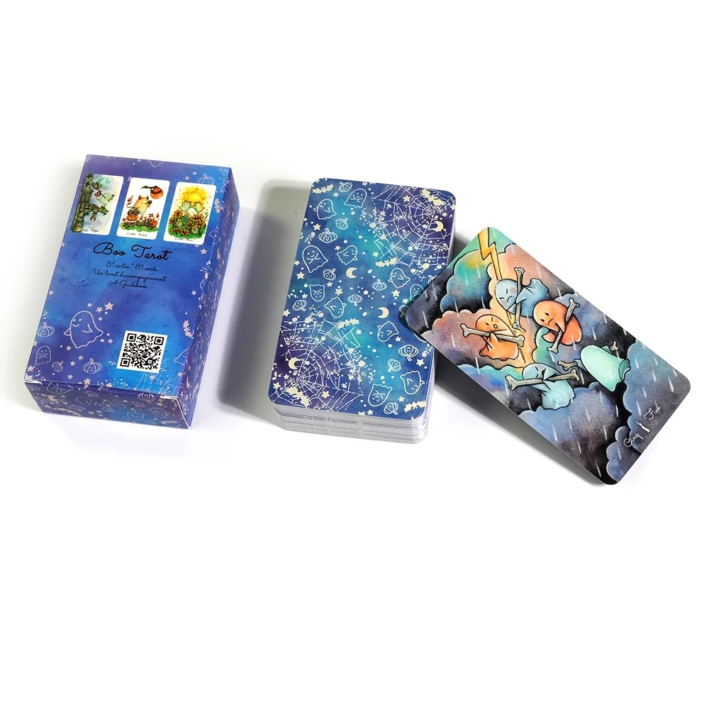 Boo Tarot Deck Ghosts Ghost Reading Card 81 kart
