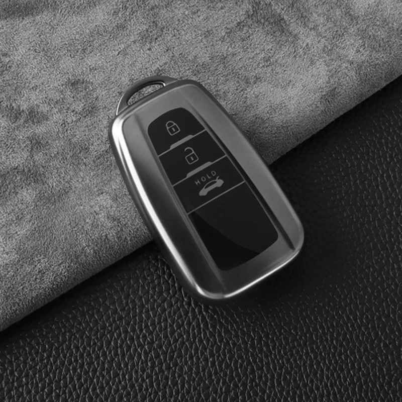 

2 3 Buttons TPU Car Remote Key Case for Toyota Prius Camry Corolla CHR C-HR RAV4 Land Cruiser Prado Keychain Accessories