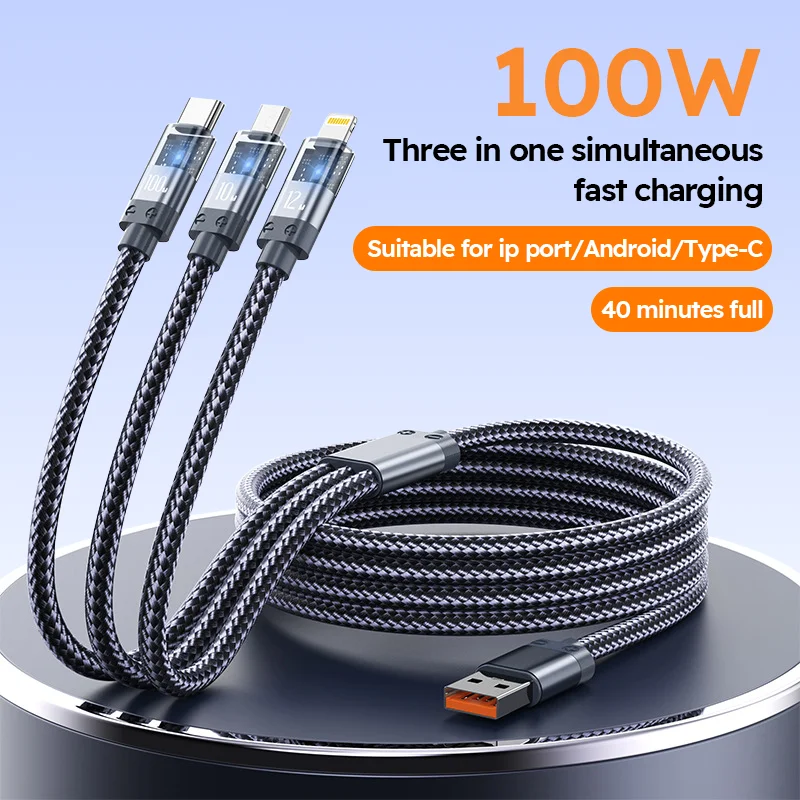 100W 3 In 1 Usb Cab… - image