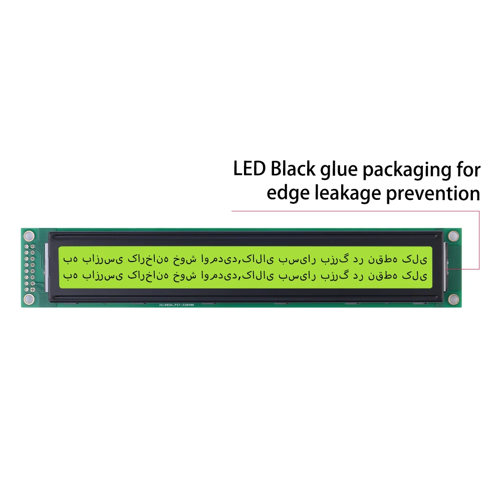 Quality Assurance Backlight Monochrome LCD Screen High Brightness Screen Yellow Green Film Farsi 4002A LCD Display Block