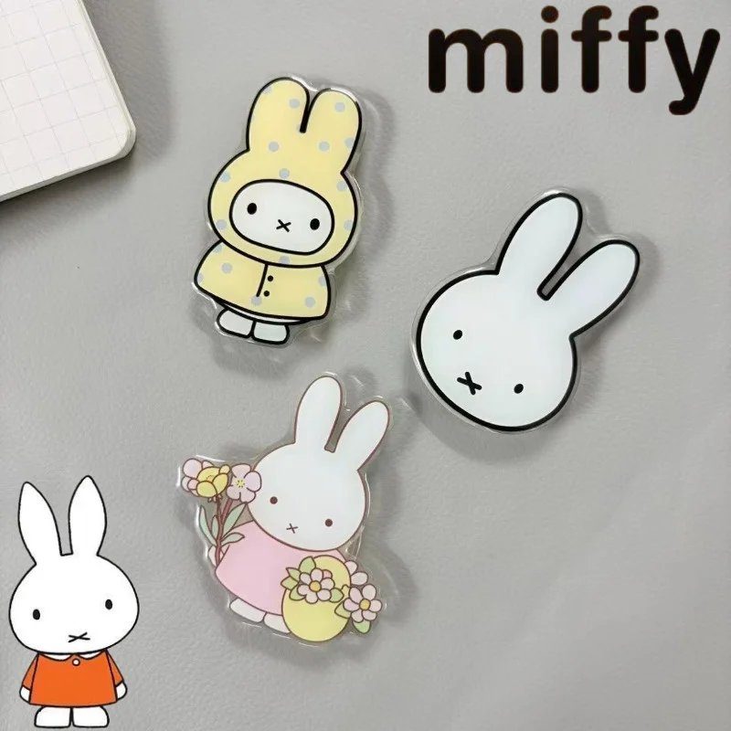 Support de téléphone à airbag personnalisé et tendance, motif lapin Miffy de dessin animé, nouveau, mignon et créatif, gadget pour regarder des séries en toute détente