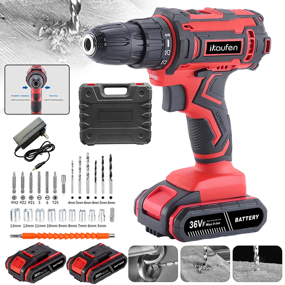 High quality lithium-ion rechargeable battery electric tool hand drill