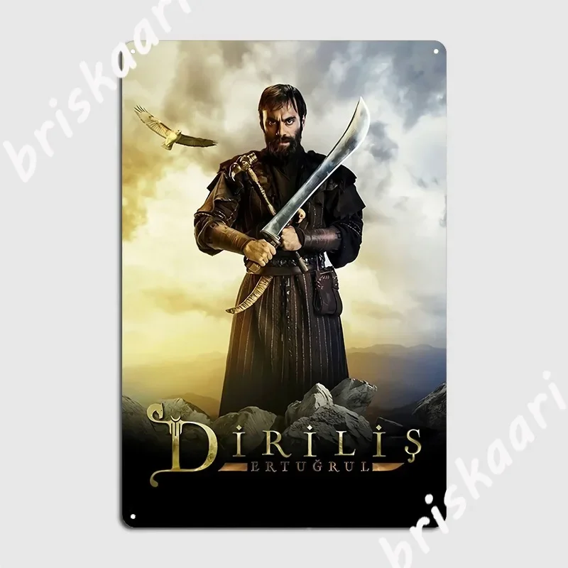 Dirilis Ertugrul Poster Metal Plaque Club Home Vintage Club Bar Poster Tin Sign Poster