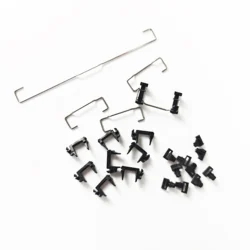 Costar Style Plate-mounted Costar Stabilizers Balancing Pole Flat Wire 6.25u 2u  For MX Switches Mechanical Keyboard Big Key