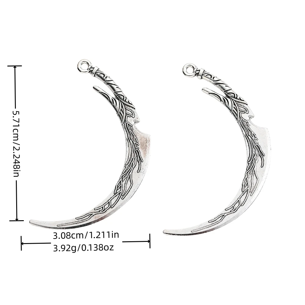 8pieces（sword ）vintage zinc alloy charm metal pendant DIY jewelry discovery making accessories3700