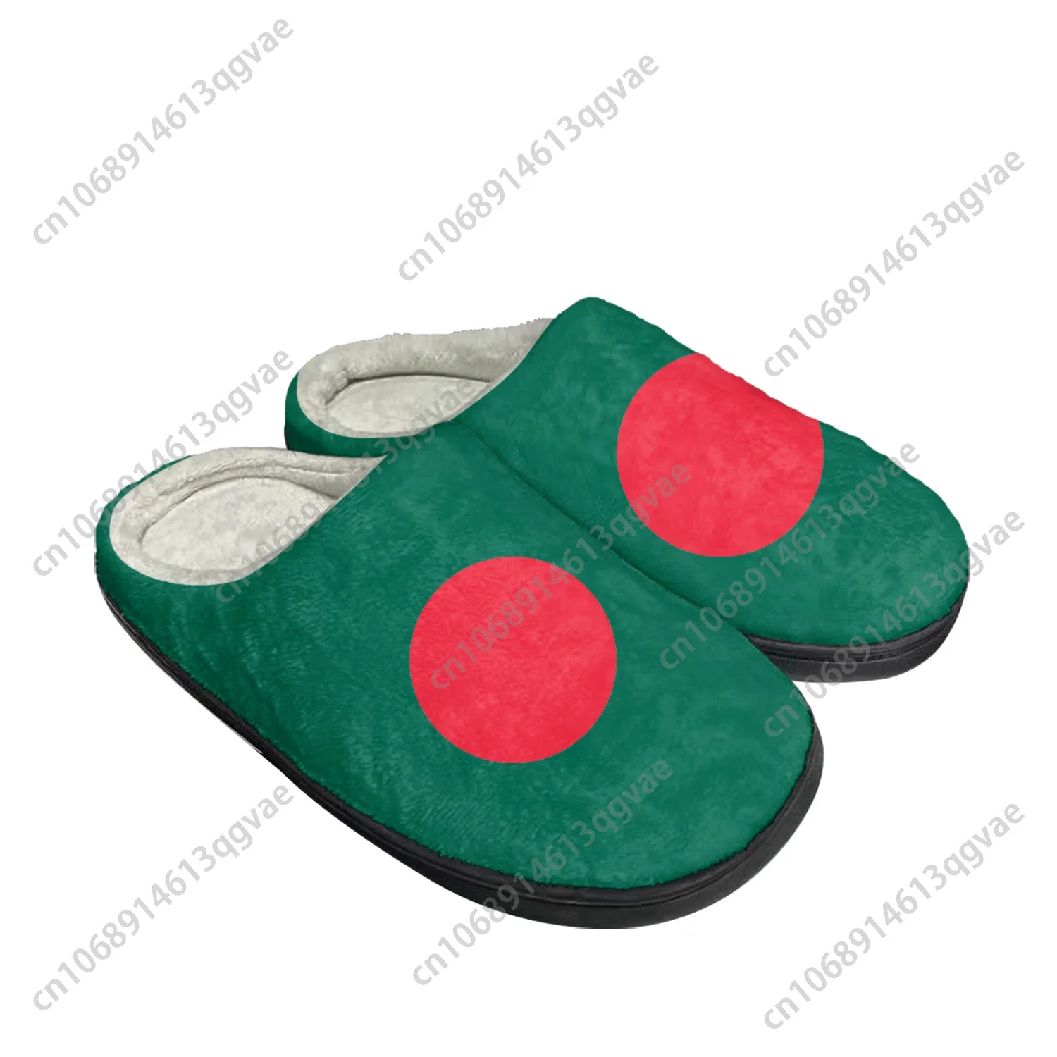 

Bangladesh Flag Home Cotton Custom Slippers Mens Womens Sandals Bangladesh Plush Bedroom Casual Keep Warm Shoes Thermal Slipper