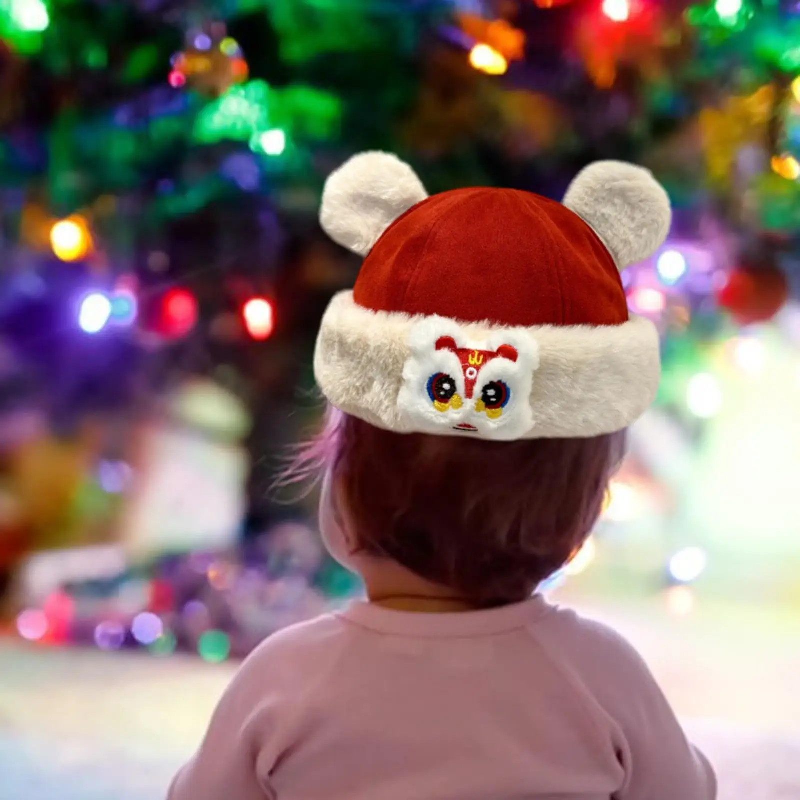 Baby-Wintermütze, niedliche warme Neujahrsmütze für Jungen, Mädchen, Kleinkinder, Kleinkinder