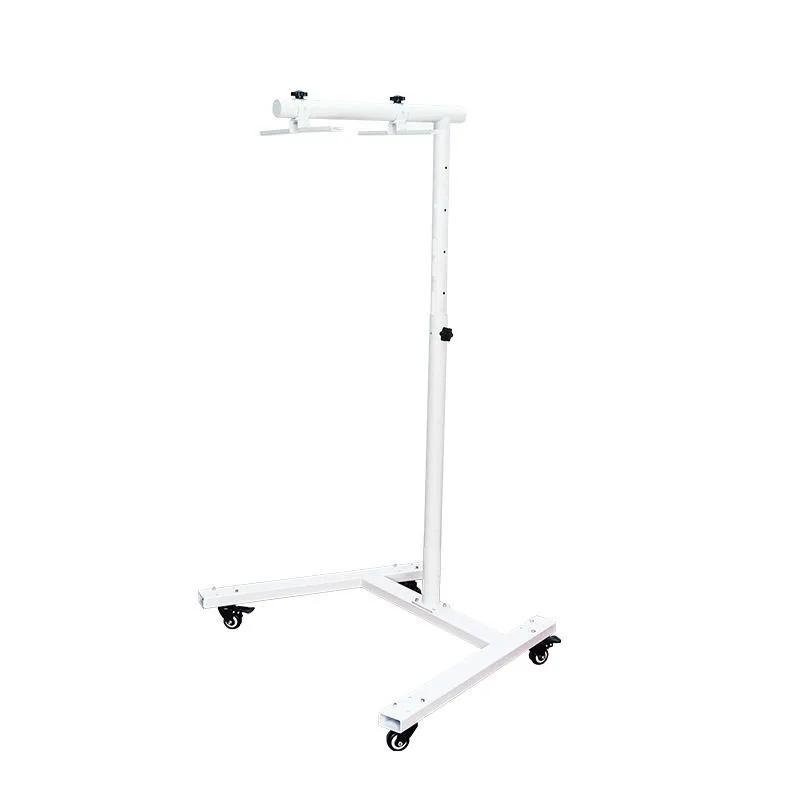 Verticale mobiele standaard met wielen, horizontaal te plaatsen