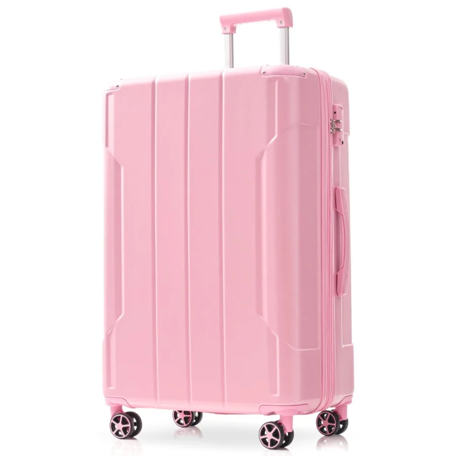 28-inch Hardshell Luggage Lightweight Durable ABS Suitcases with Double Wheels Expandable Checked Luggage