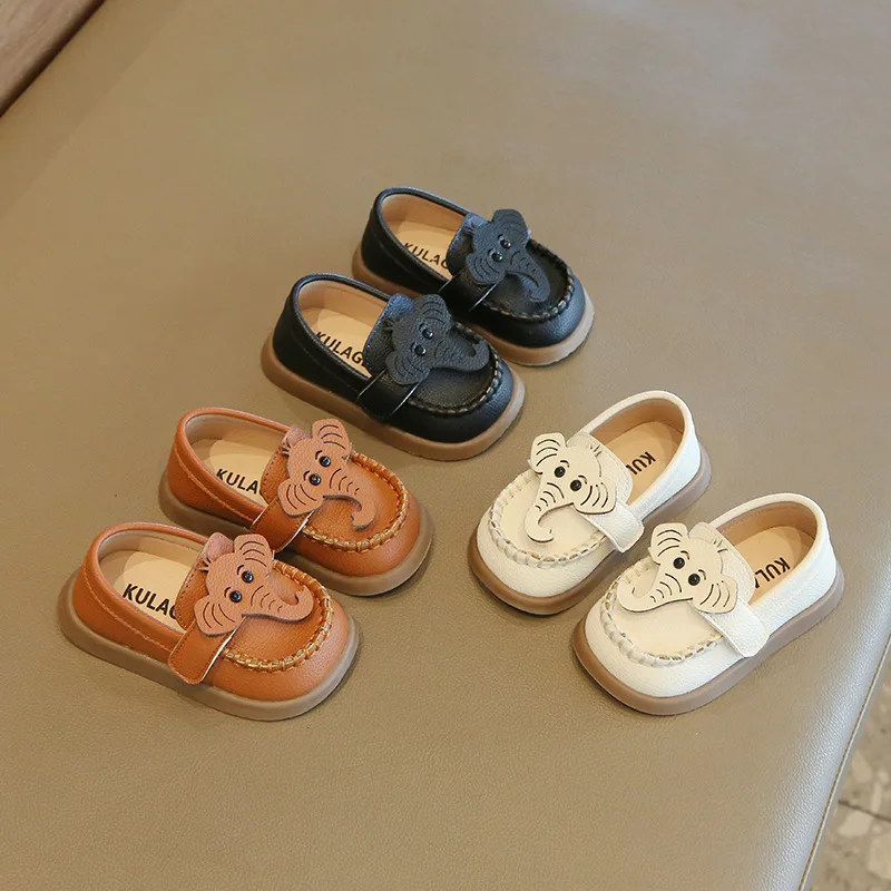 

Новые первые ходунки для маленьких мальчиков, весенне-осенние новые лоферы для маленьких детей, мягкие нескользящие туфли на плоской подошве из искусственной кожи без шнуровки