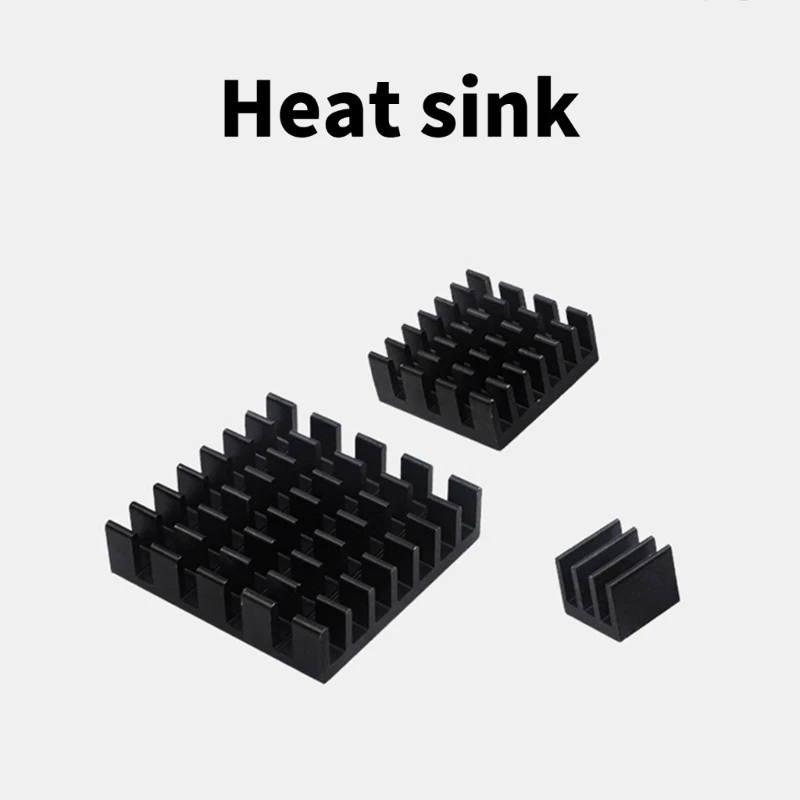 3Pcs/Set Aluminum Heatsinks Highly Efficiency Heat Sink Pads For OPI5 Board Quick Heat Dissipation