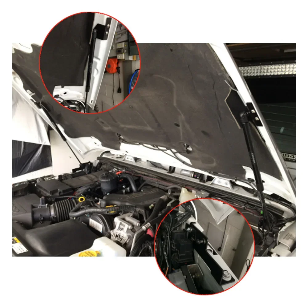 Hood Damper for 2006-2018 Jeep Wrangler JK SUV Gas Strut Lift Support Front Bonnet Modify
