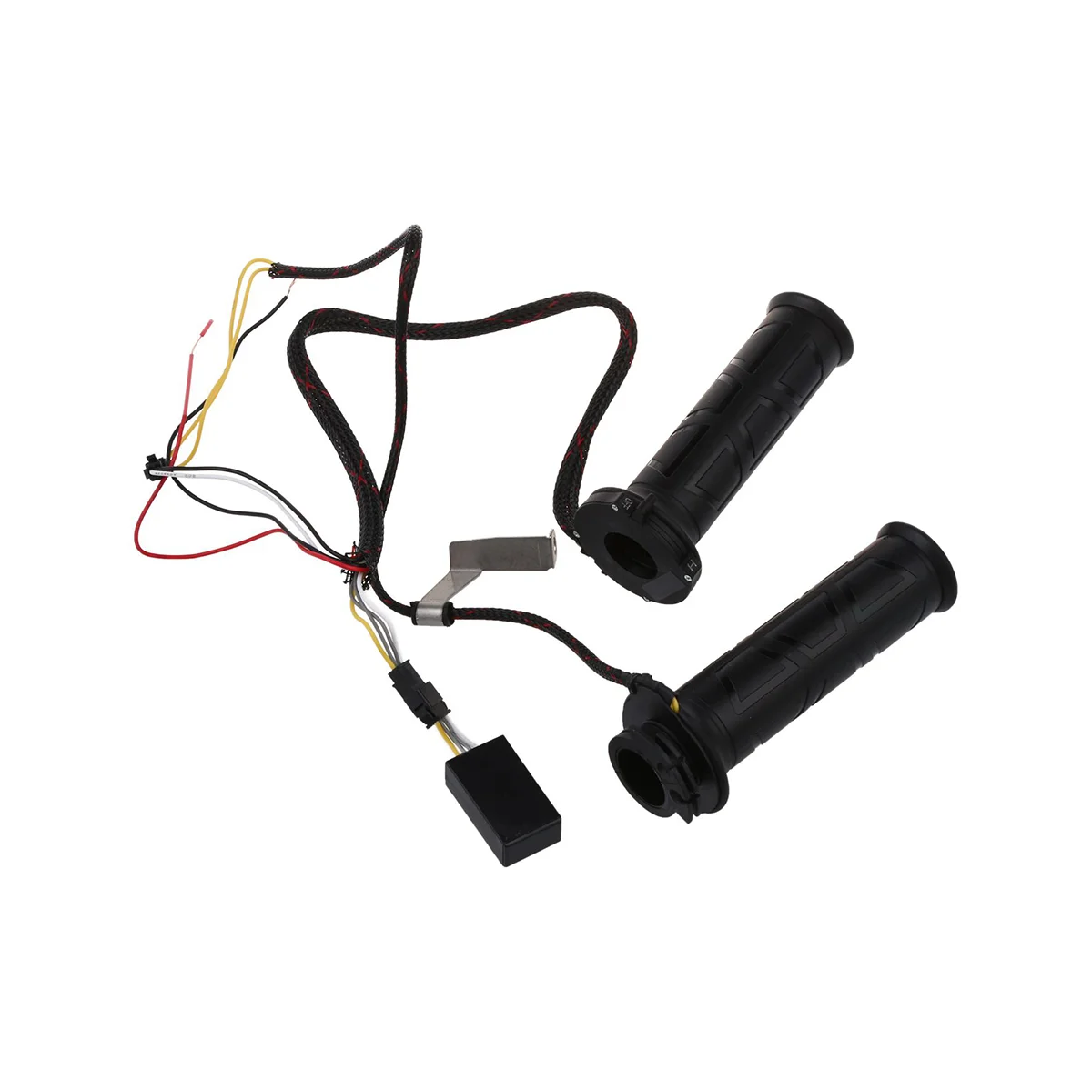 Empuñaduras calientes eléctricas para manillar de motocicleta, calentador de mango de 12V, 22mm, temperatura ajustable, accesorios para motocicleta, 7/8