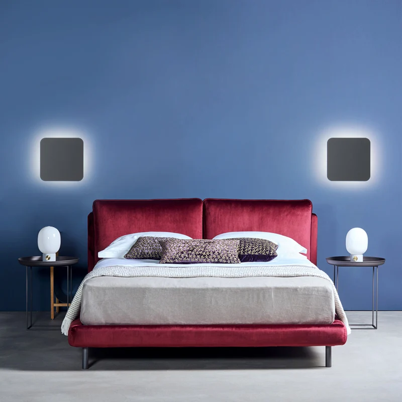 Lámpara de pared creativa y moderna para dormitorio, candelabros de fondo de TV, mesita de noche, sofá, pasillo, balcón, porche, accesorios de iluminación, decoración del hogar