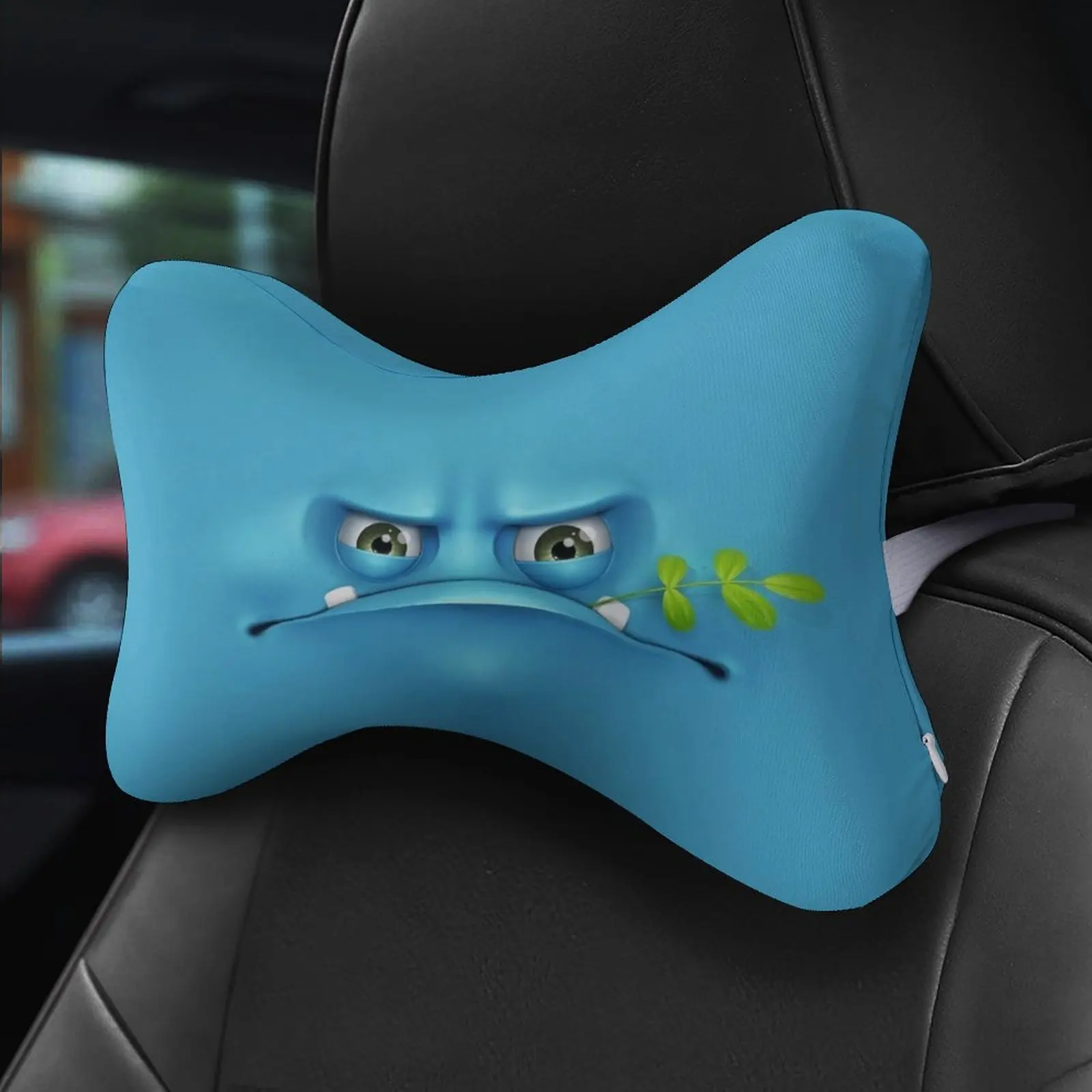 

Cute Monste Decoration Car Neck Pillow Seat Headrest Pillows Memory Foam Protector Travel Kids Gifts Rest Relax for Gaming Chair