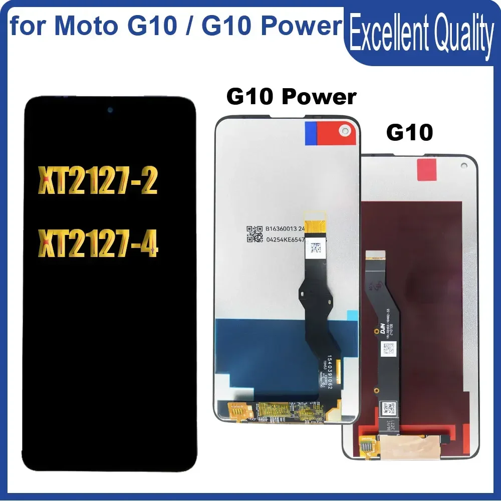 

New LCD for Motorola Moto G10 2021 XT2127-2 LCD Display Touch Screen Assembly Replacement for Moto G10 Power Display With Frame