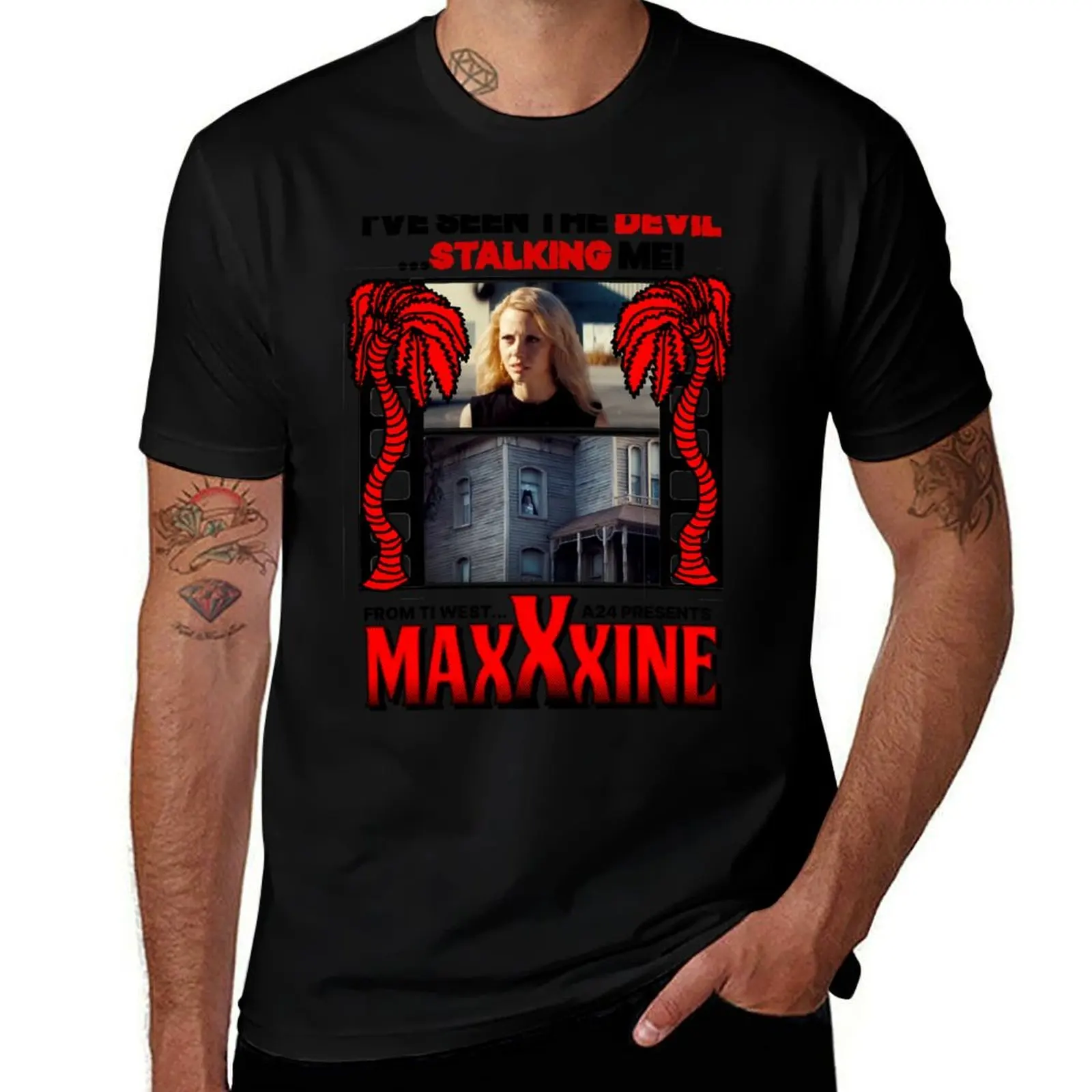 MaXXXine: I'VE SEEN THE DEVIL T-Shirt oversizeds blue archive boys whites cute tops t shirts for men pack