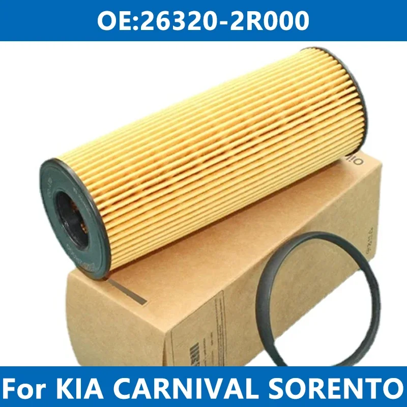 Car Oil Filter Kit 26320-2R000 For KIA CARNIVAL IV 2.2 CRDi SORENTO IV SPORTAGE V 2.0 AWD Engine  Oil Filters