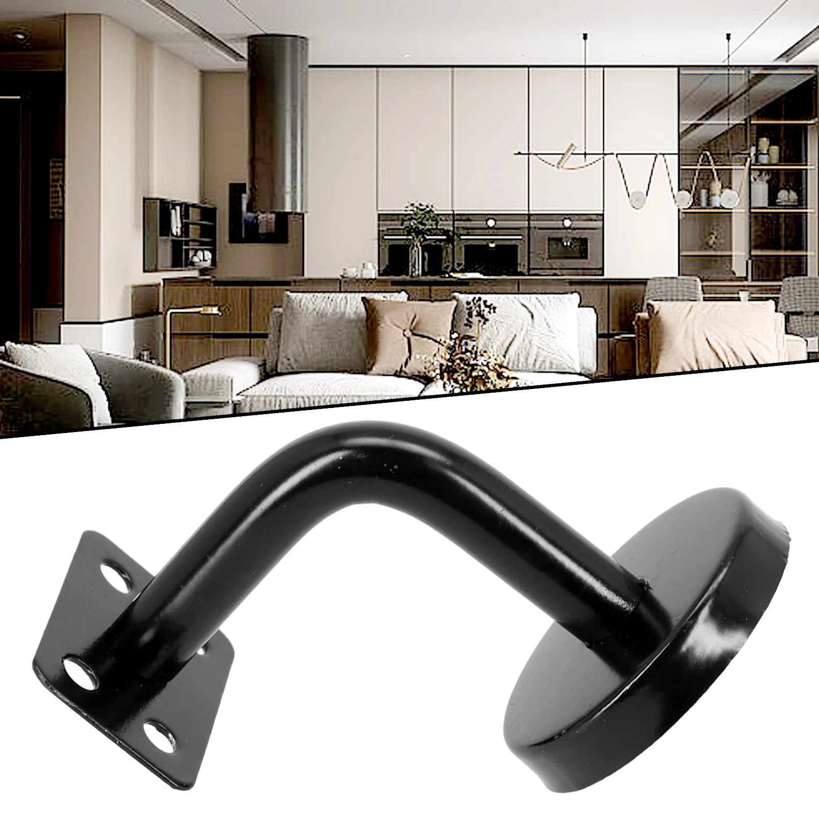 Stair Handrail Bracket Bannister Wall Support Hand Rail Balustrade Strong Stainless Steel Stair Railing Guardrail Accessories