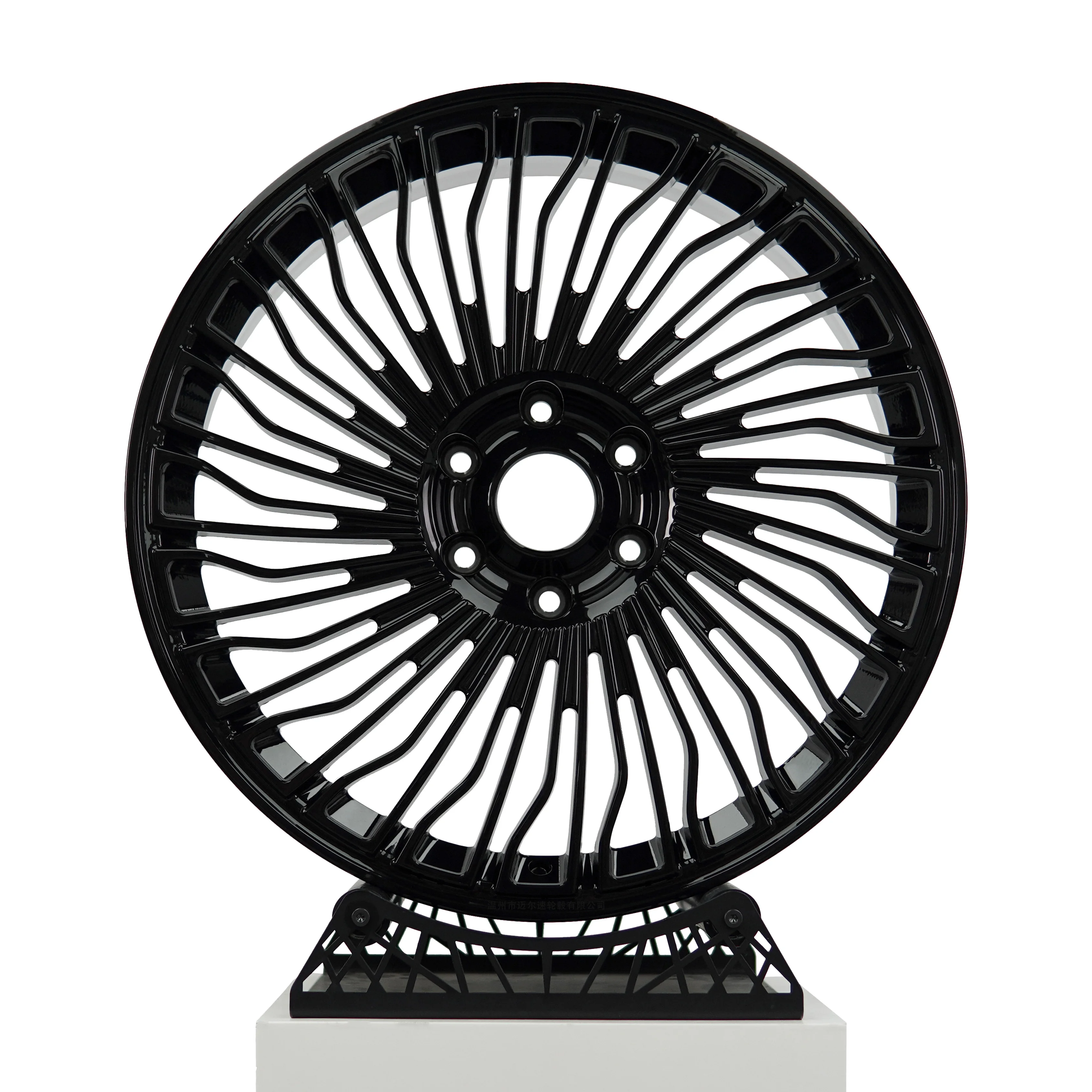 BLACK Forged LightWeight Alloy Wheels 19-24 Inch High Strength Performance Hub Rims