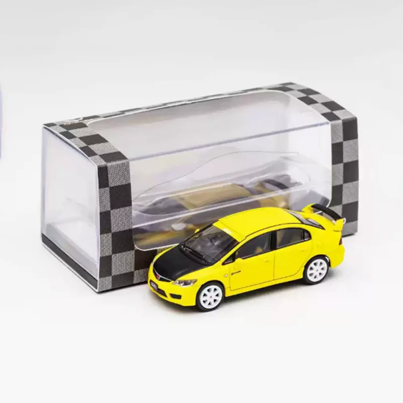 

DCT Diecast 1:64 Scale Civic Type-R FD2 2007 Alloy Car Model Static Display Collectibles Souvenirs Boy Holiday Gift Ornament