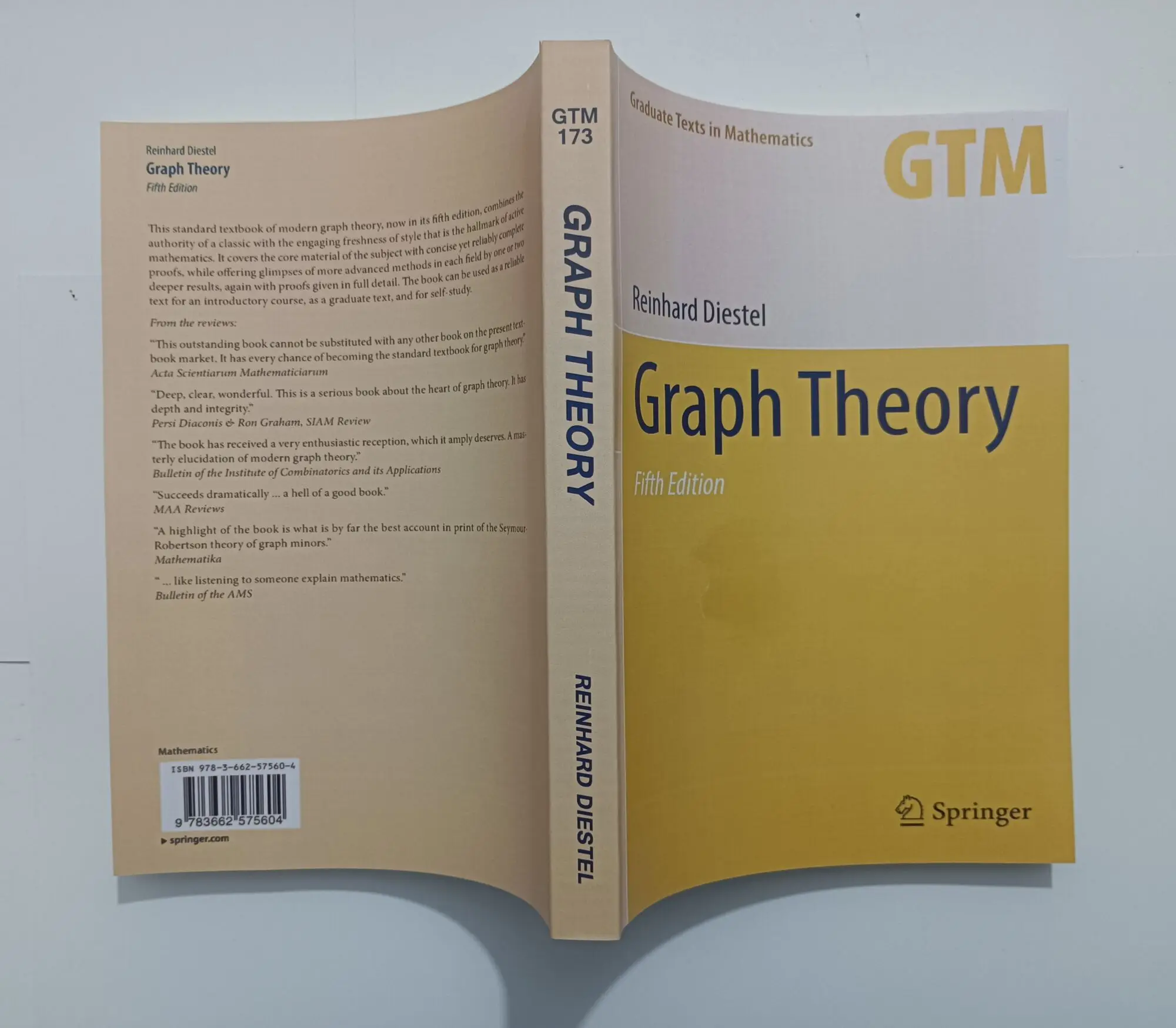 

Graph Theory (Graduate Texts In Mathematics, 173)