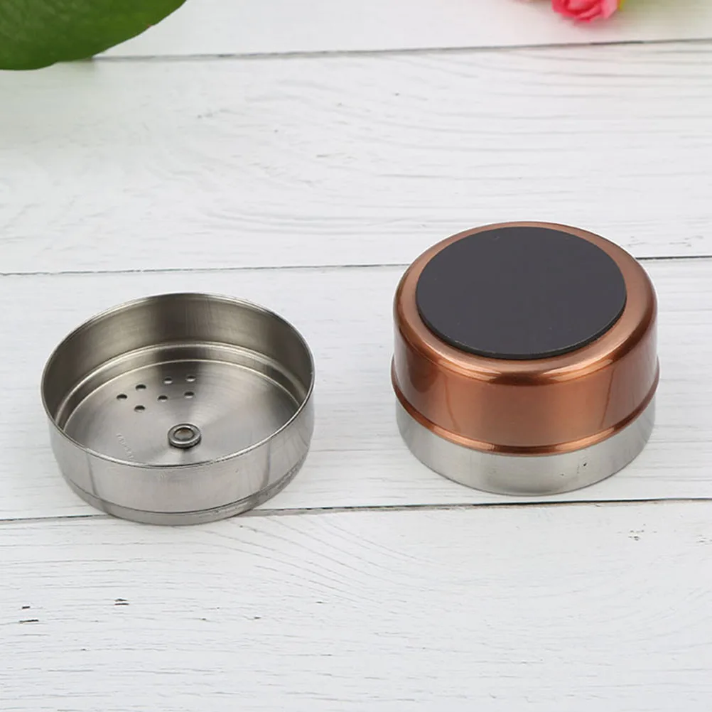 

2 pcs Stainless Steel Spice Jars Seasoning Containers Kitchen Storage Bottle For Camping Barbecue Lightweight Reusable Condiment