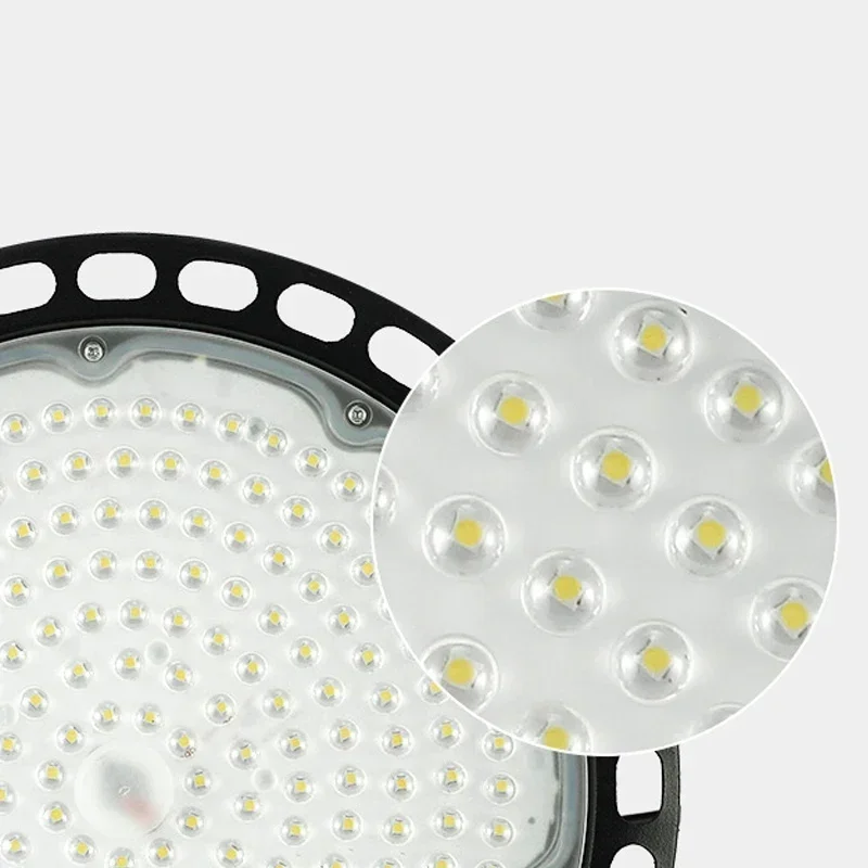 Lampes LED UFO High Bay super lumineuses, lampes étanches, commercial, industriel, marché, entrepôt, garage, atelier, 100 W, 150 W, 200W