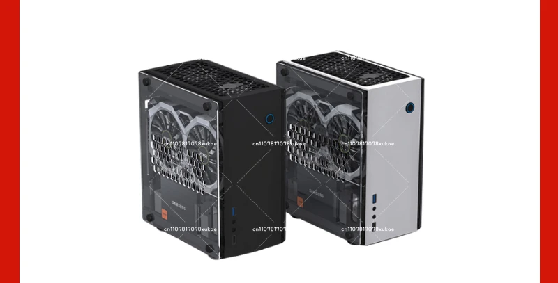 For GEEEK A31S Mini Itx Side Transparent Chassis, Small 1u Power Supply A4 Chassis Non Aluminum Small 1U Power Supply