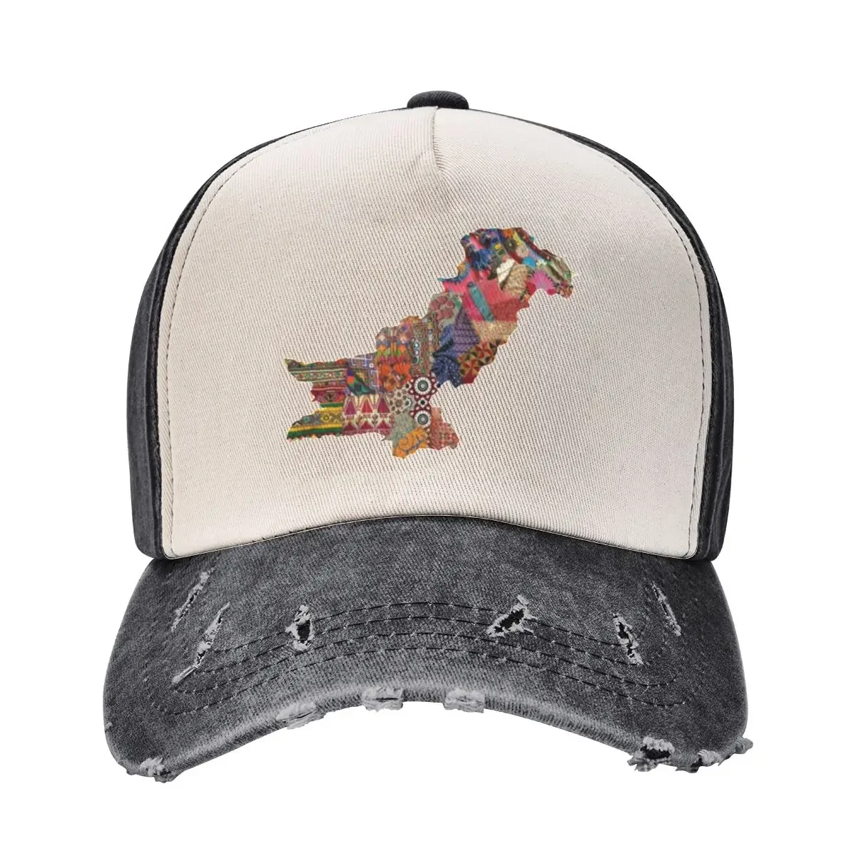 Fabric Culture Unique Style Desi Touch - Pakistan Map within Pakintani Fabric Culture Baseball Cap Hood Men Hats Women's