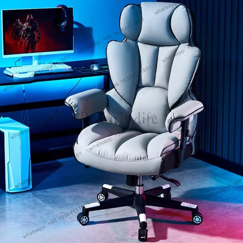 yj9 Luxury Comfortable Office Chair Ergonomic Elastic Durable Liftable Gaming Chair Breathability Swivel Silla Gamer Chair Furni