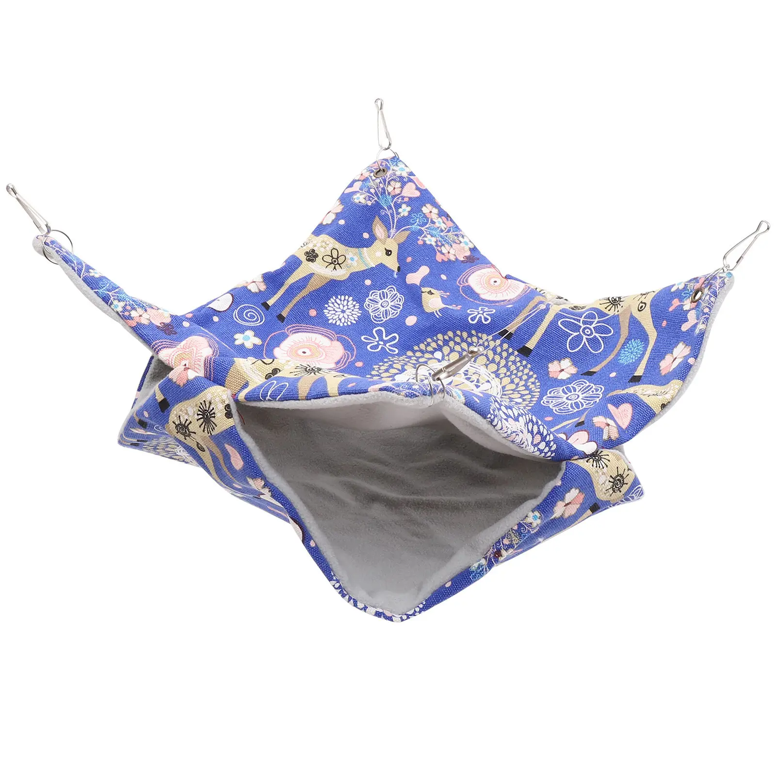 

Warm Hamster Hammock Thickened Hanging Bed For Small Pets Cozy Sleeping Nest Guinea Pig Chinchilla Squirrel Cage Accessory