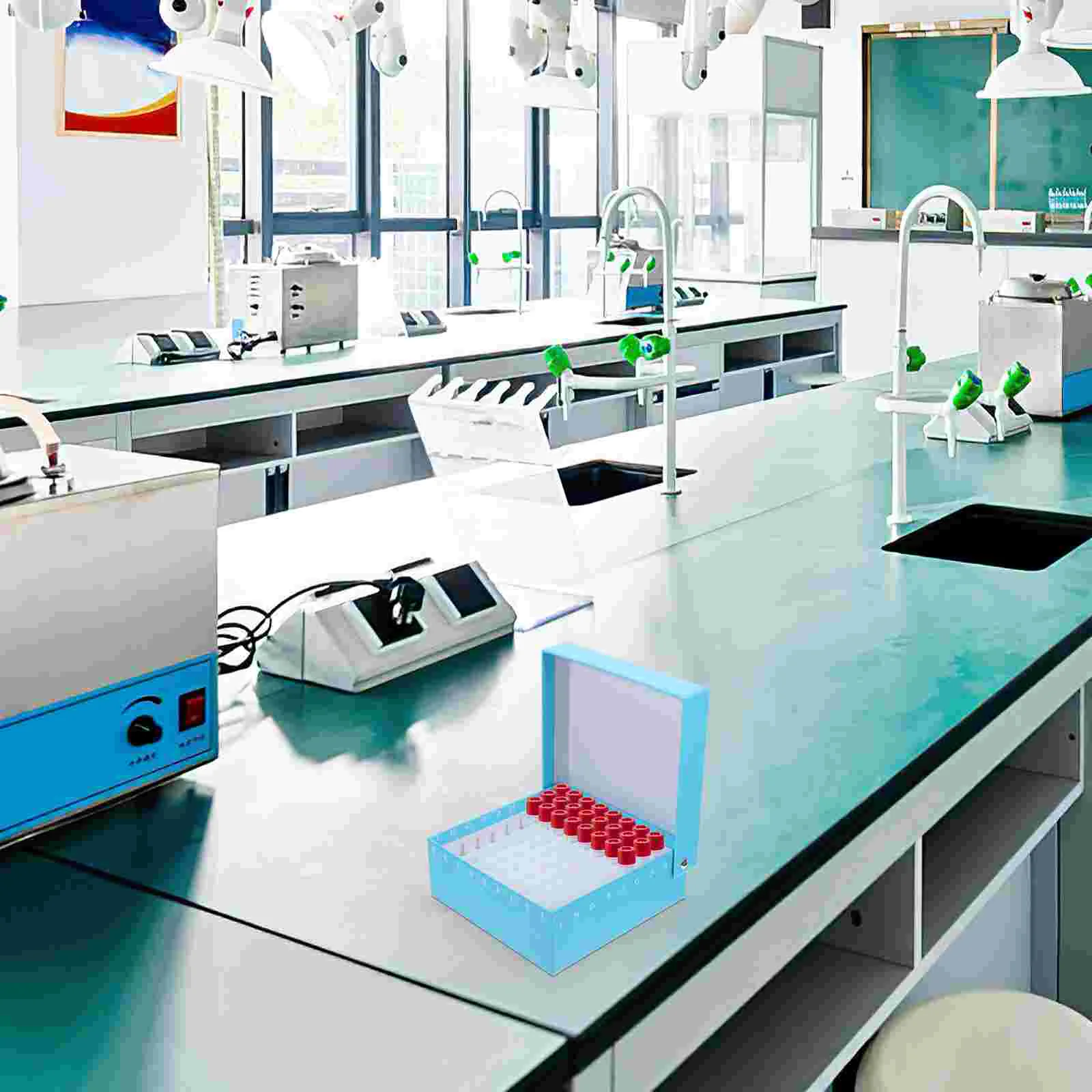 Tube Box Laboratory Microcentrifuge Holder Cryogenic Storage for Paper Freezer