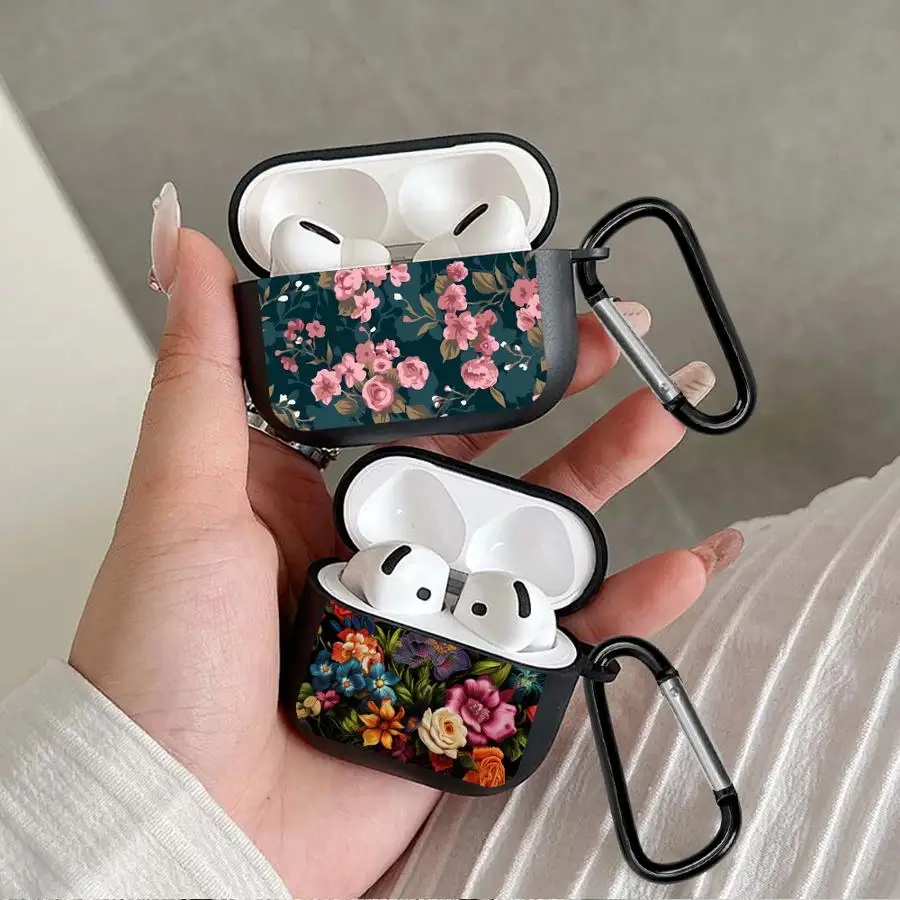 Case For Airpods 4 Pro 2 Pro2 3 Pro3 1 Earphone Cases Cover Little Floral Patterns Fashion view 5