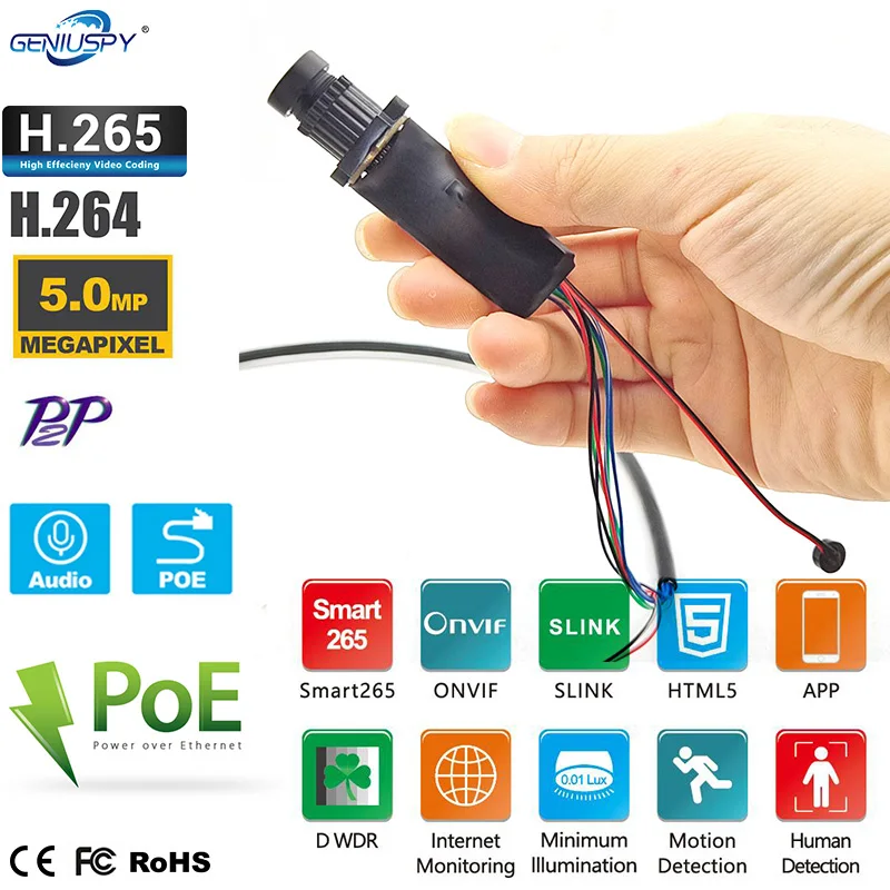 modulo mini camera poe ip seguranca pcb p2p audio industry cam deteccao humana inteligente pequeno faca voce mesmo chipconjunto 5mp 1920p 01