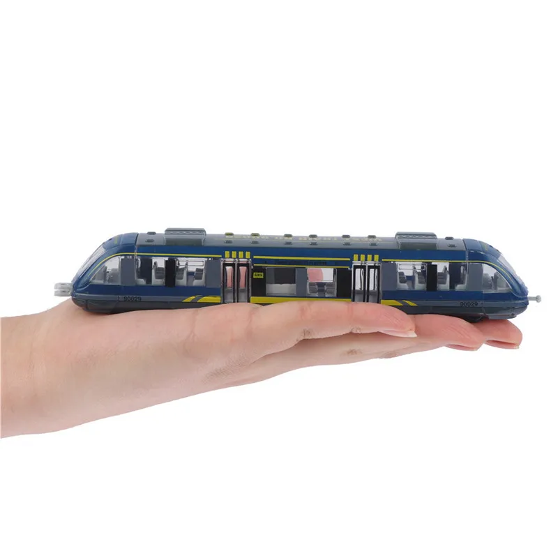 Simulation alloy metal high speed rail diecast train toy model boys gift