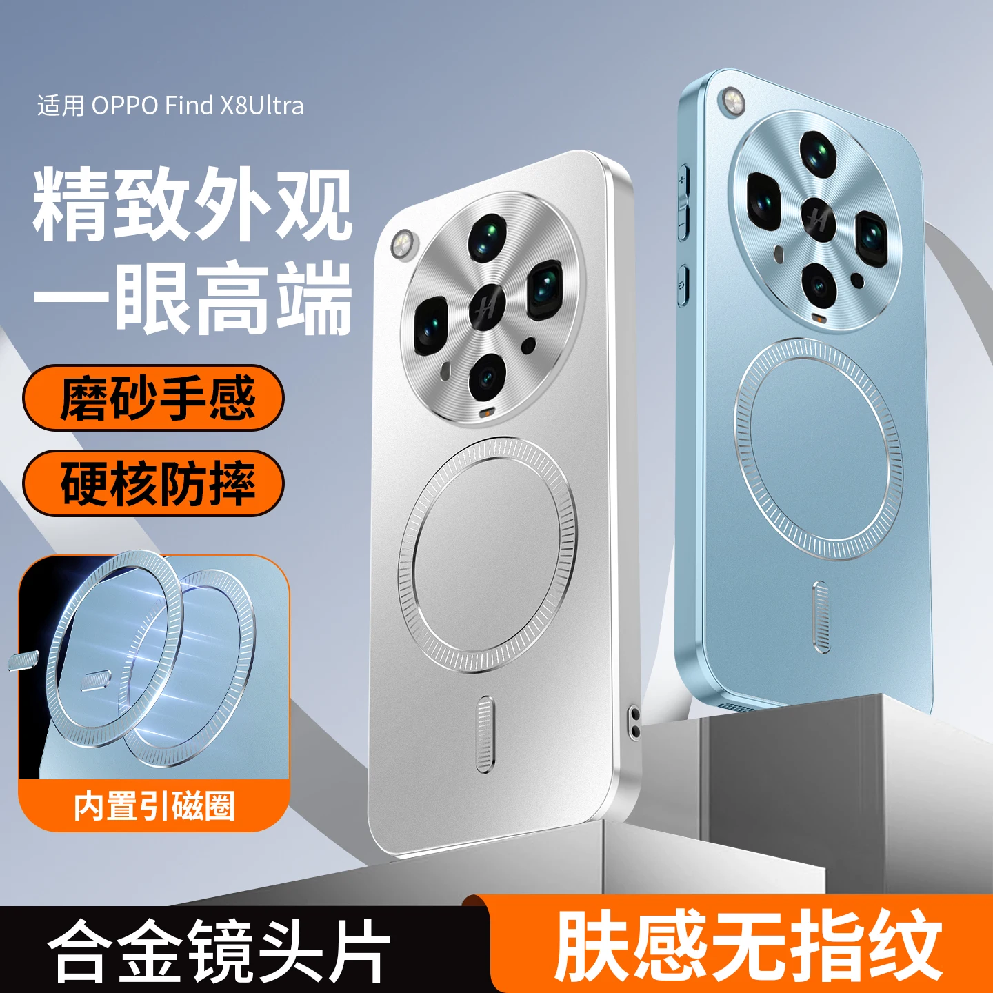 Matte Magnetic Phone Case For OPPO Reno14Pro Reno15Pro Reno16Pro Find X8 Ultra Find X9 X9Ultra A6Pro A6S Wireless Charging Funda