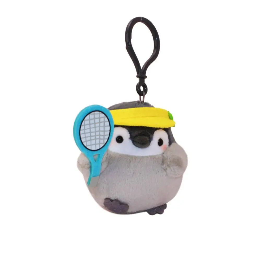 Kawaii Cartoon Cross-dressing Pinguïn Pop Pluche Rugzak Charme Tas Kindercadeau Kleine Knuffeldier Sleutelhanger