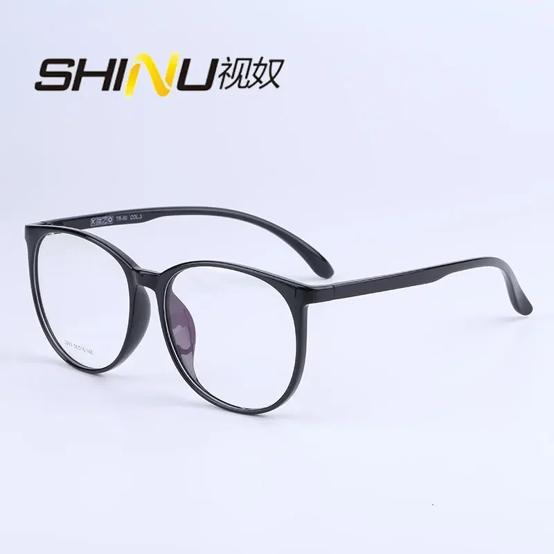 

SHINU женские очки прозрачные винтажные очки оправа для очков с диоптриями для близорукости Мужские Оригинальные очки для чтения tr90 Мультифокальные