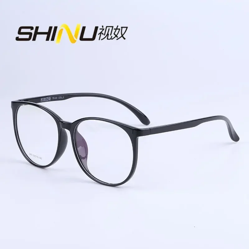 

SHINU Women's glasses transparent vintage glasses myopia diopter spectacle frames men original tr90 reading glasses muitifocal