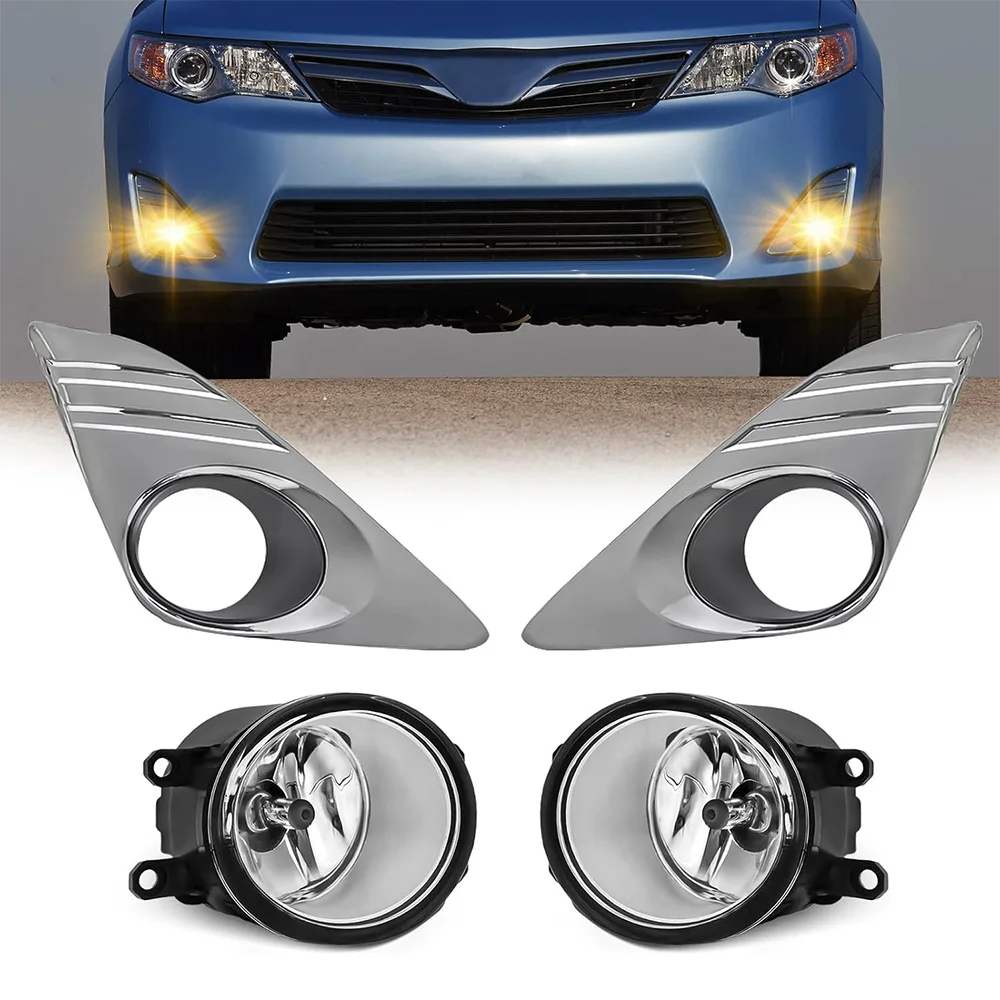 

Галогенные противотуманные фары для Toyota Camry (не для моделей SE) 2012 2013 201 Комплект переднего бампера дальнего света в сборе противотуманных фар