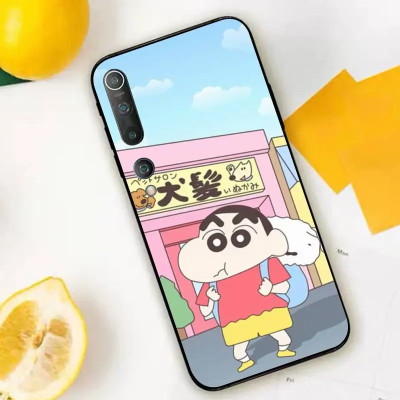 Japan cartoon Crayon S-Shin-chan Phone Case for Xiaomi mi 5 6 8 9 10 lite pro SE Mix 2s 3 F1 Max2 3