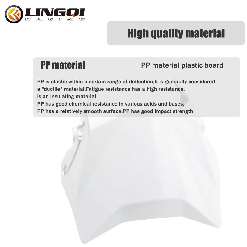 LINGQI RACING Motorcycle Plastic Original Front Lamp Cover Large Lamps Shade For SURRON SUR RON Ultra Bee Sur-Ron Accessories