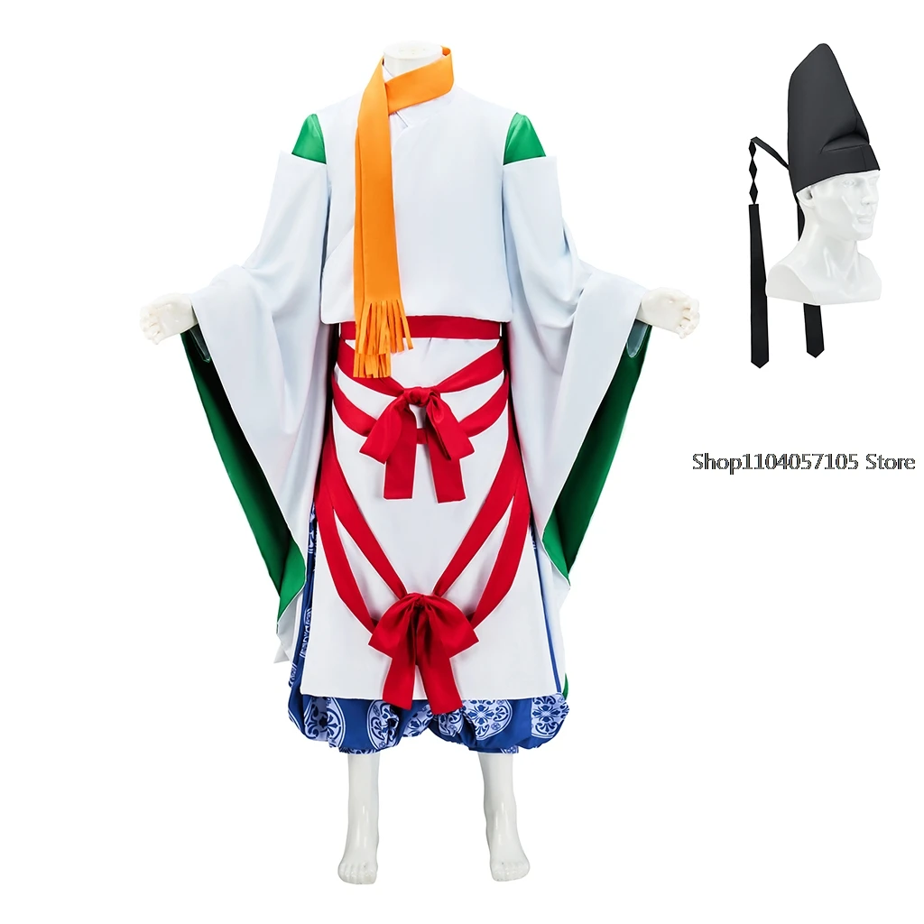 Yorishige Suwa The Elusive Samurai New Anime Cosplay Costume Nige Jouzu no Wakagimi Unisex Role Play Comic-Con