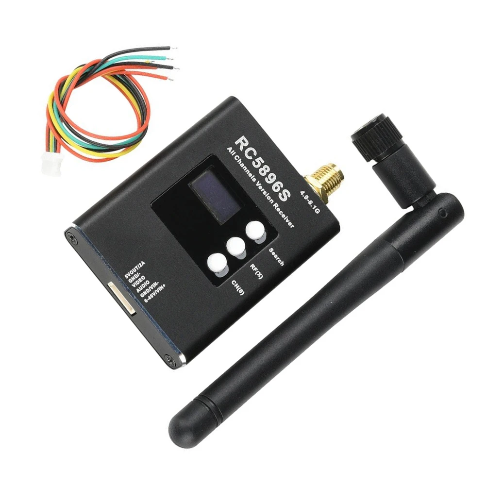 For Complex Environments 5.8G Video Receiver Antenna Port Impedance 50 Video Receiver Wireless Image Transmission