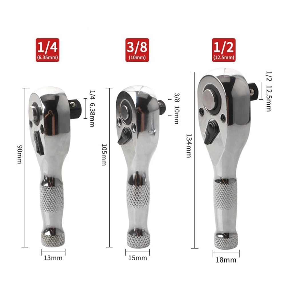 

Набор из 3 шт. трещоток 1/4, 3/8, 1/2 дюйма, 72 зубца, для мини-трещоток, быстросъемных ключей, с короткой рукояткой, для ремонта, ручные инструменты, хромованадиевая сталь