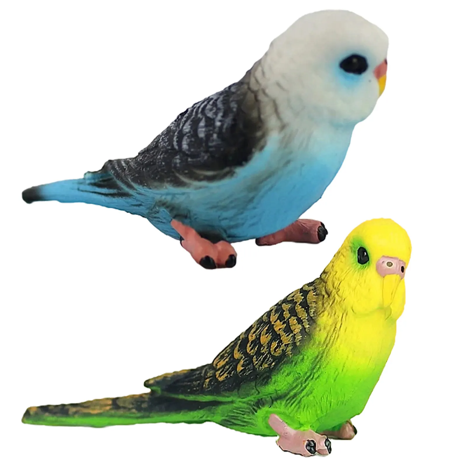

2Pcs Simulation Bird Ornaments Lifelike Artificial Small Birds Garden Decorative Props Christmas Tree Decoration